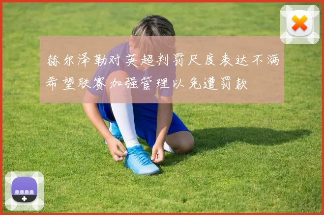 赫尔泽勒对英超判罚尺度表达不满希望联赛加强管理以免遭罚款